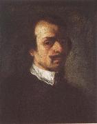 MOLA, Pier Francesco Self-Portrait oil painting on canvas